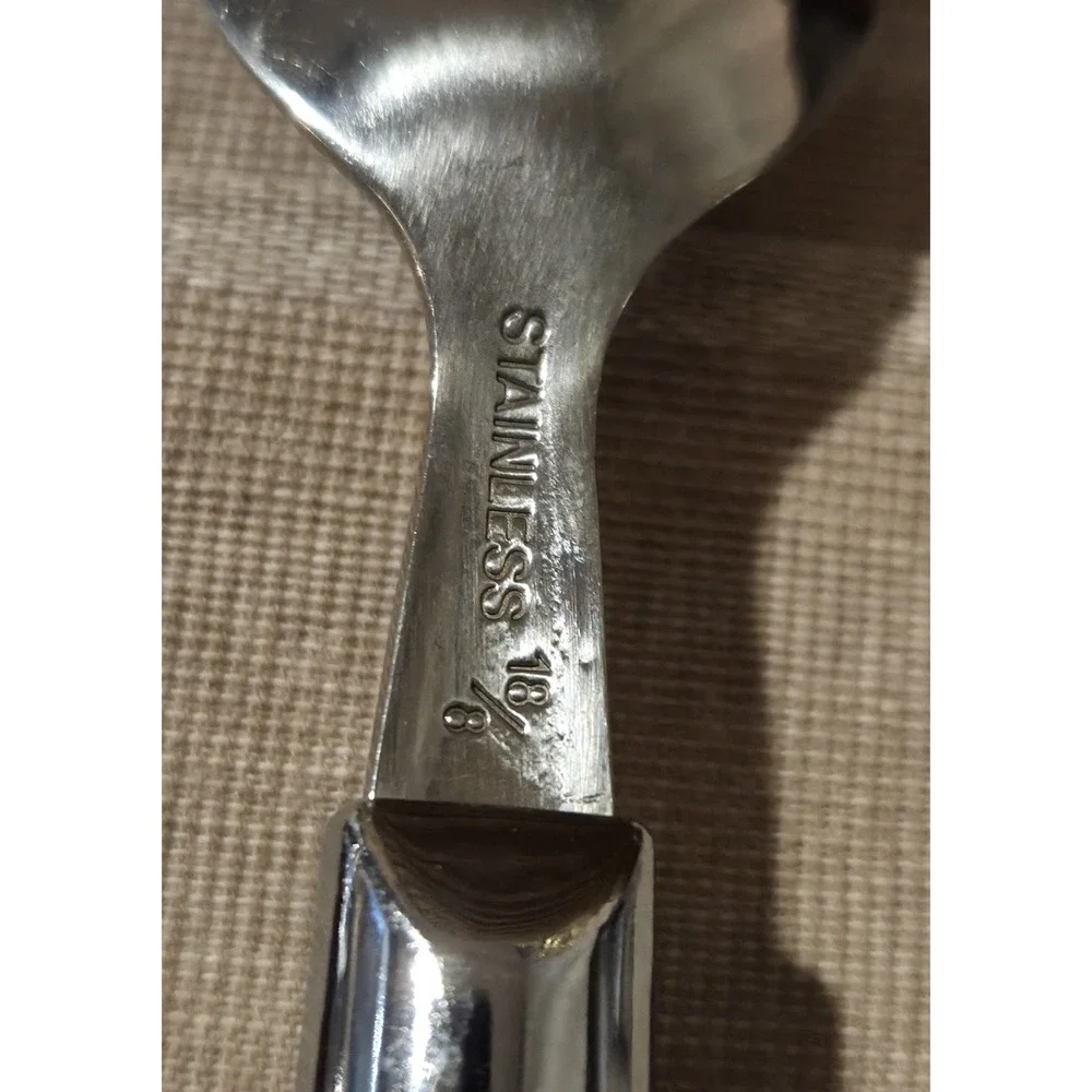 Stanley Roberts Lucite Flatware 18/8 Stainless‎ Steel  Fork/Spoon/Knife Set/4